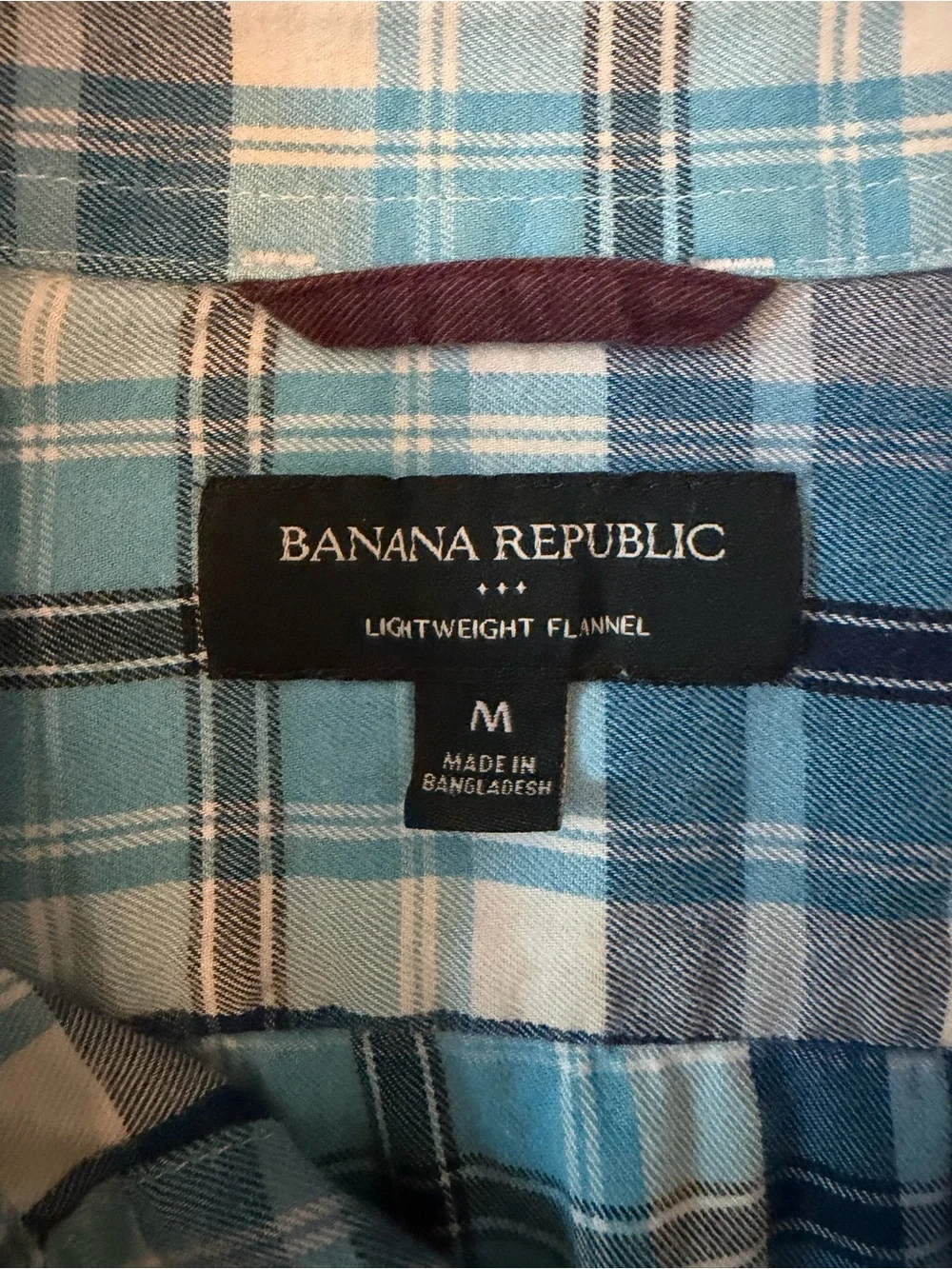Men’s Banana Republic Plaid Flannel Shirt
